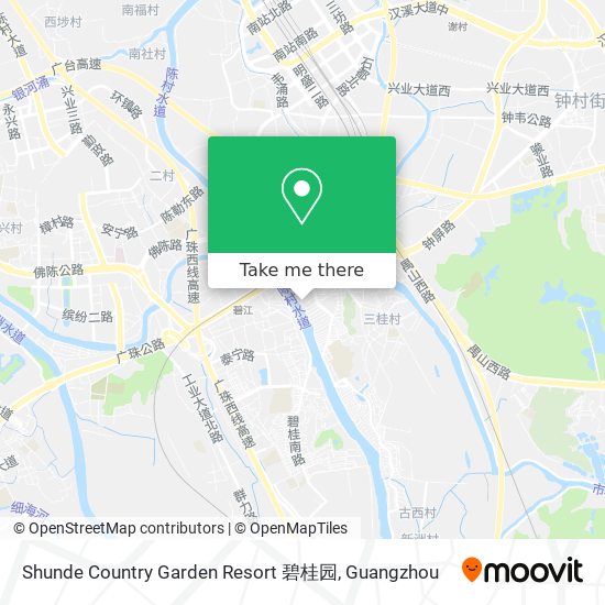 Shunde Country Garden Resort 碧桂园 map
