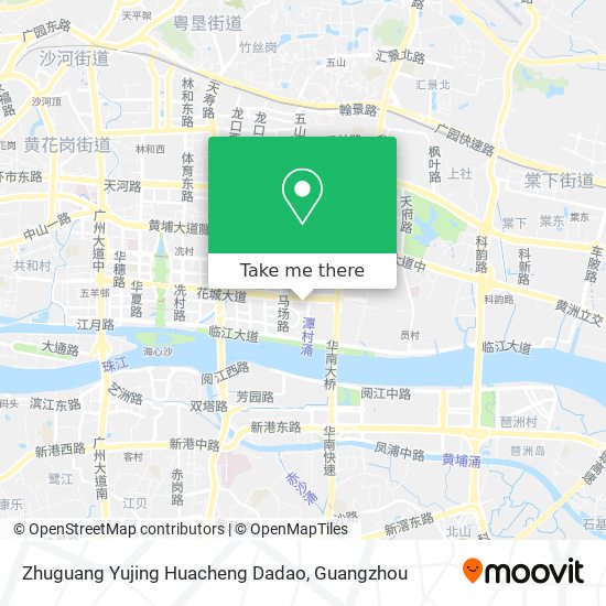 Zhuguang Yujing Huacheng Dadao map