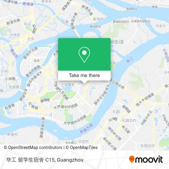 华工 留学生宿舍 C15 map