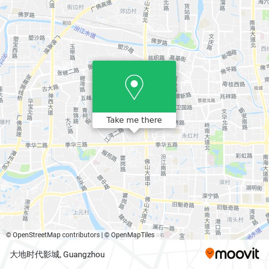 大地时代影城 map