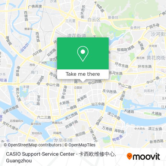 CASIO Support-Service Center - 卡西欧维修中心 map