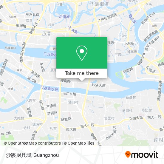 沙蹊厨具城 map