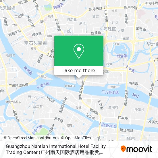 Guangzhou Nantian International Hotel Facility Trading Center map