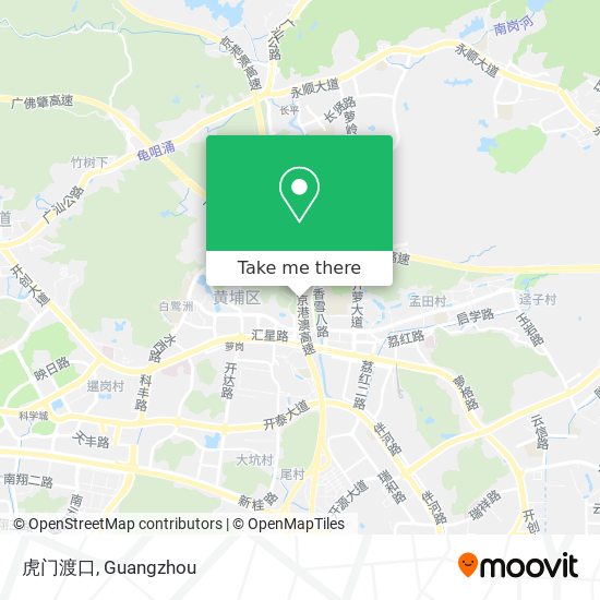 虎门渡口 map