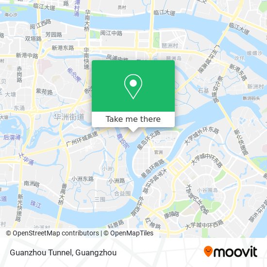 Guanzhou Tunnel map
