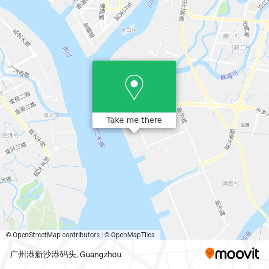 广州港新沙港码头 map