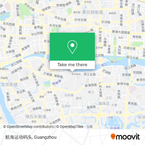 航海运动码头 map