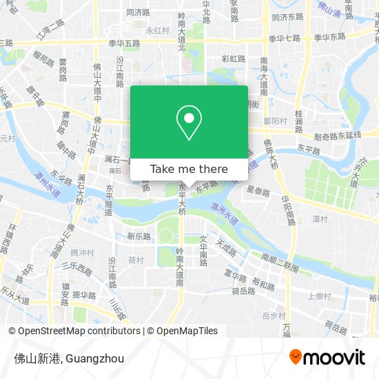 佛山新港 map
