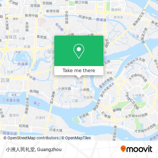 小洲人民礼堂 map