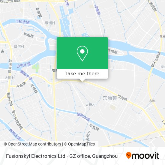 Fusionskyl Electronics Ltd - GZ office map