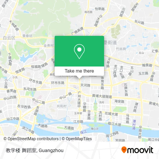教学楼 舞蹈室 map