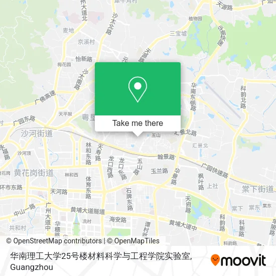 华南理工大学25号楼材料科学与工程学院实验室 map