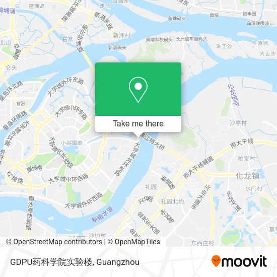 GDPU药科学院实验楼 map