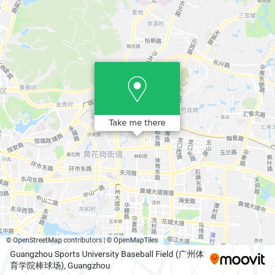 Guangzhou Sports University Baseball Field (广州体育学院棒球场) map