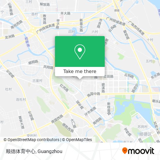 顺德体育中心 map