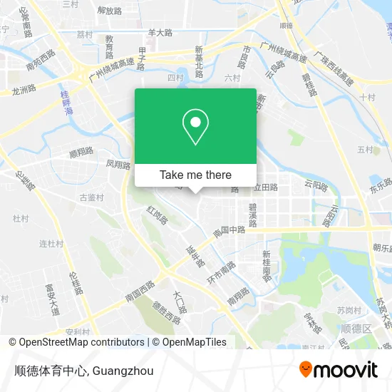 顺德体育中心 map