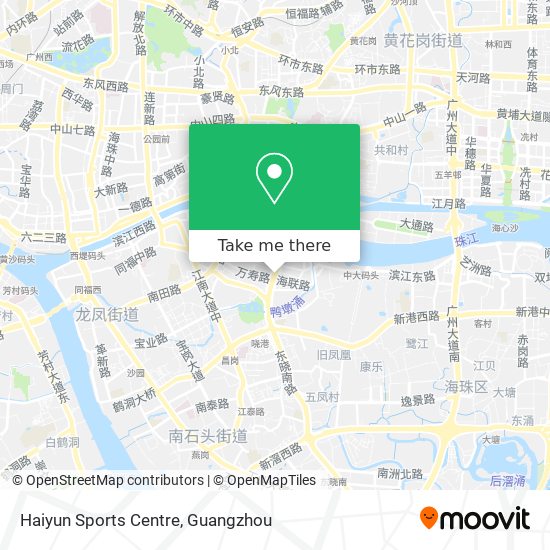 Haiyun Sports Centre map