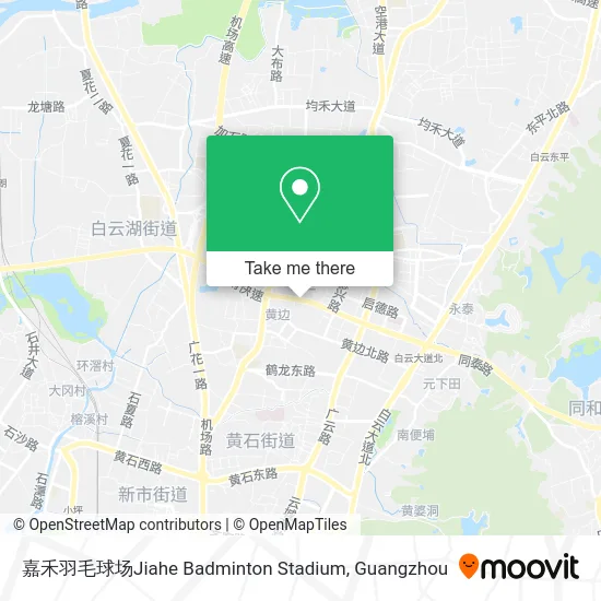 嘉禾羽毛球场Jiahe Badminton Stadium map