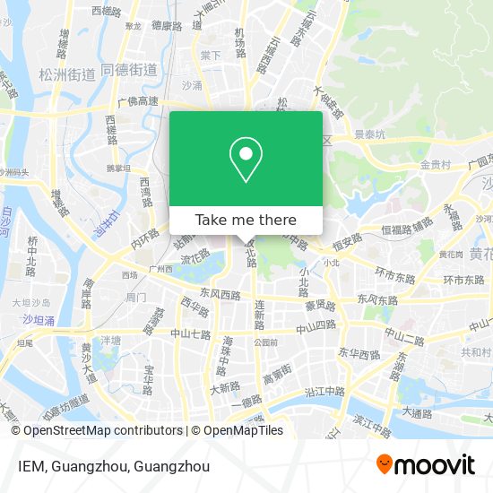 IEM, Guangzhou map