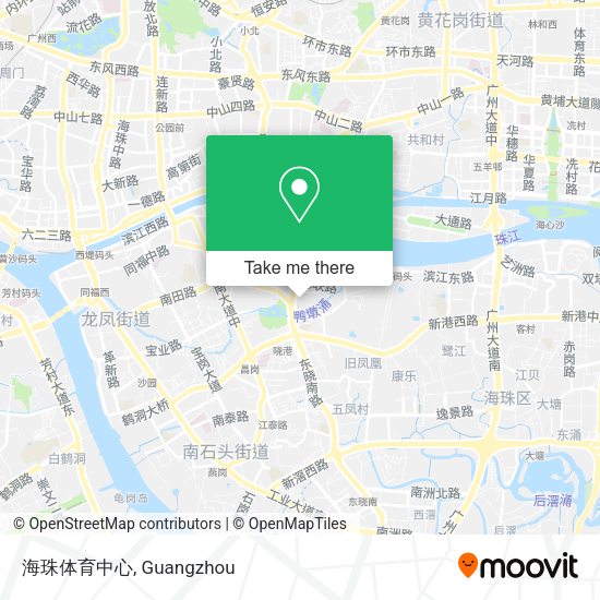 海珠体育中心 map