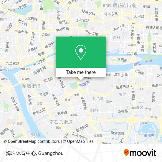 海珠体育中心 map