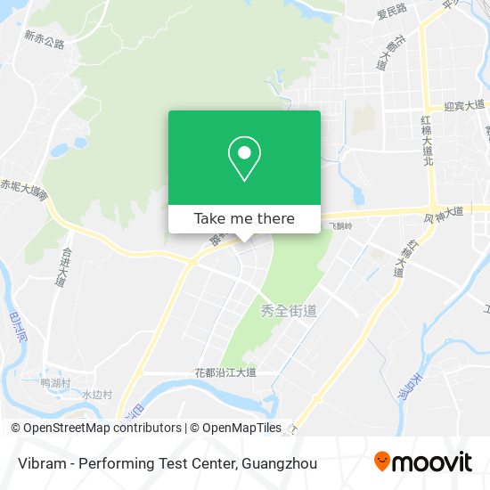 Vibram - Performing Test Center map