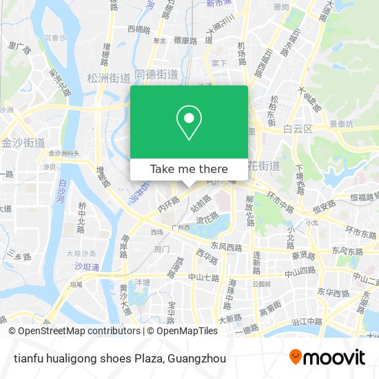tianfu hualigong shoes Plaza map