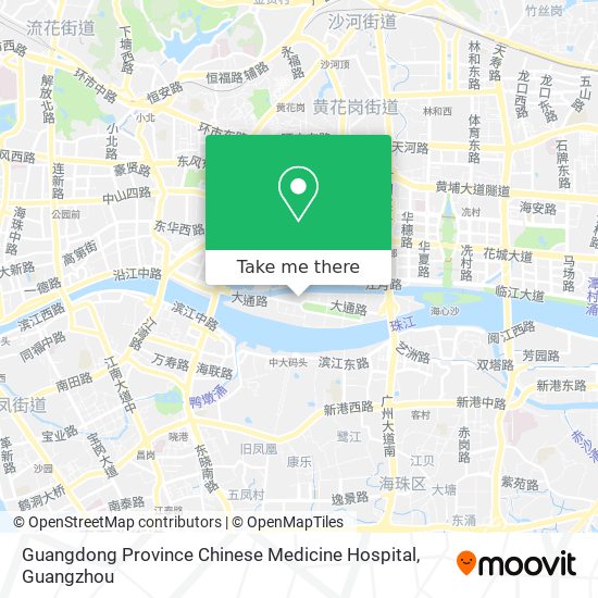 Guangdong Province Chinese Medicine Hospital map