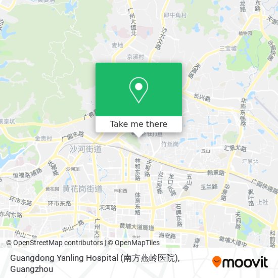Guangdong Yanling Hospital (南方燕岭医院) map