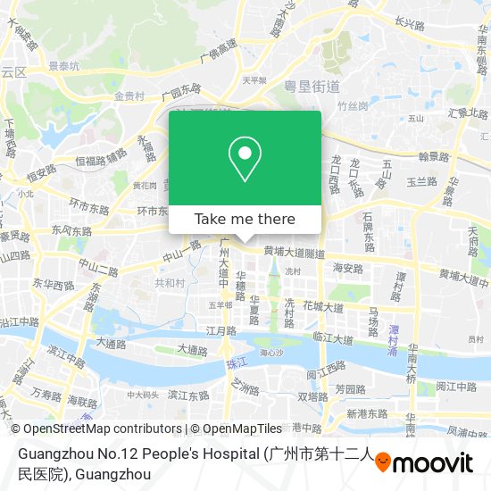Guangzhou No.12 People's Hospital (广州市第十二人民医院) map