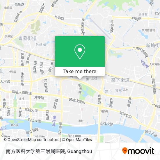 南方医科大学第三附属医院 map