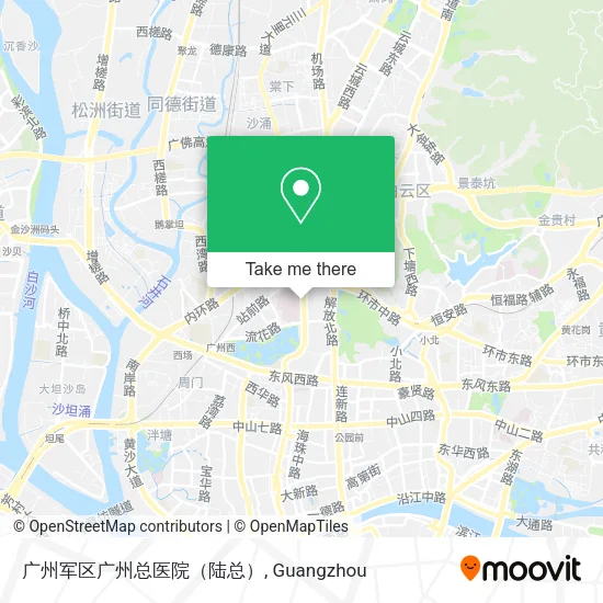 广州军区广州总医院（陆总） map