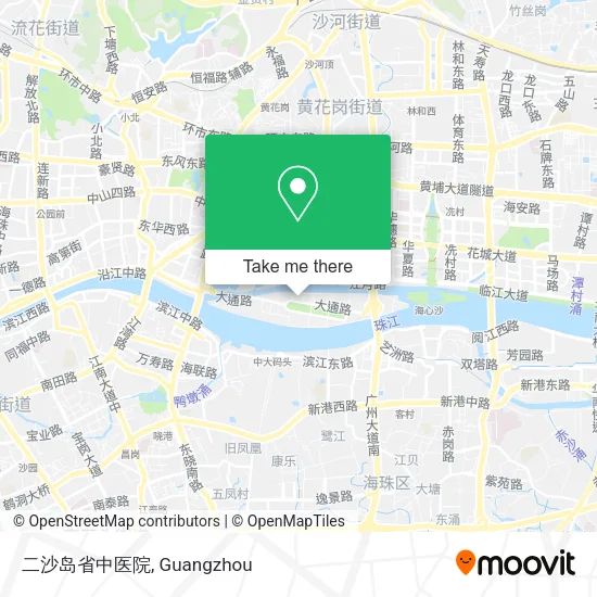 二沙岛省中医院 map
