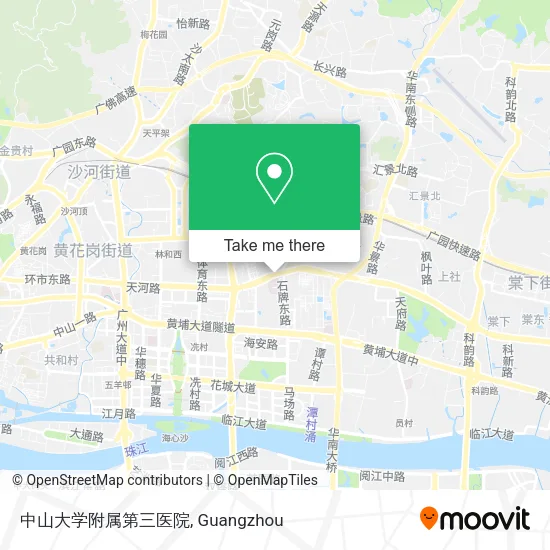 中山大学附属第三医院 map