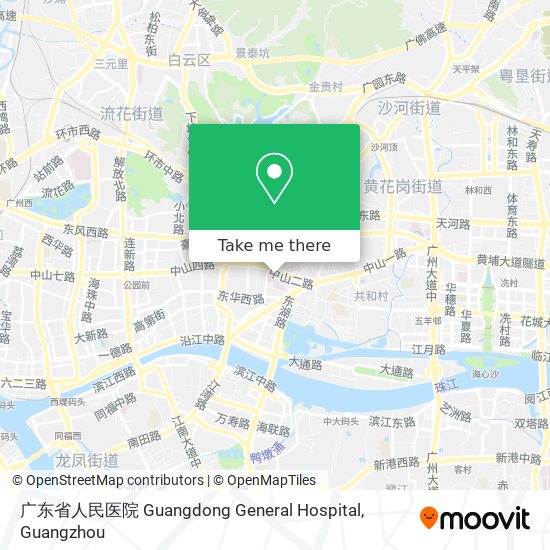 广东省人民医院 Guangdong General Hospital map