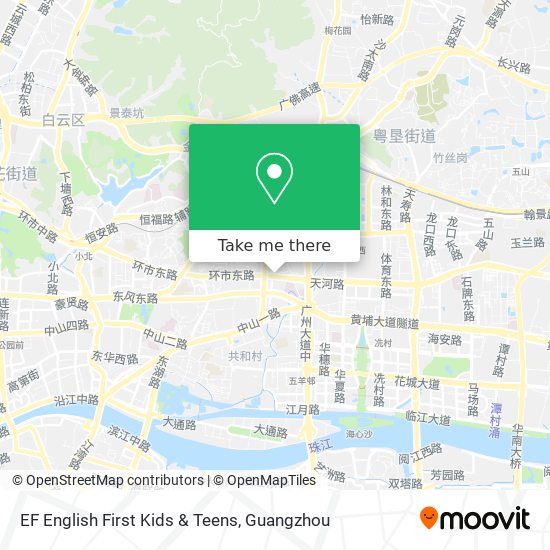 EF English First Kids & Teens map