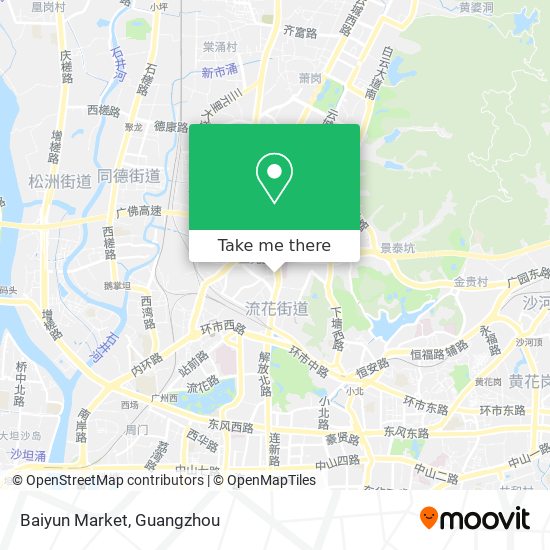 Baiyun Market map