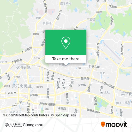学六饭堂 map