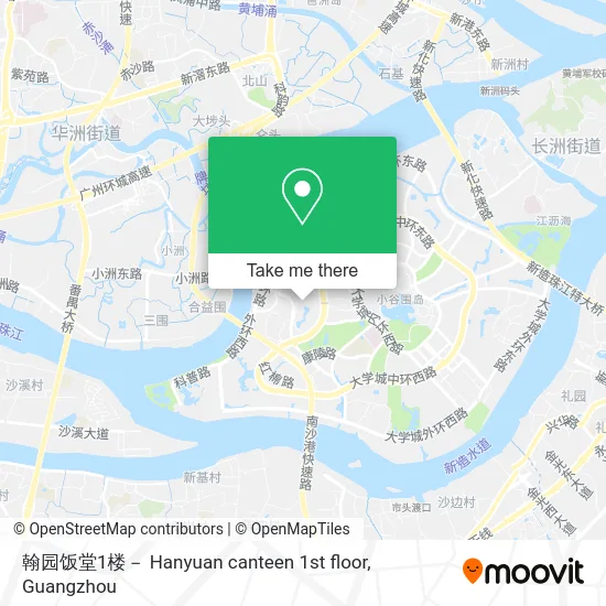 翰园饭堂1楼－ Hanyuan canteen 1st floor map