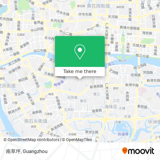 南草坪 map