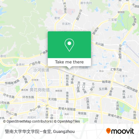 暨南大学华文学院—食堂 map