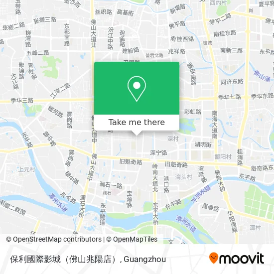 保利國際影城（佛山兆陽店） map