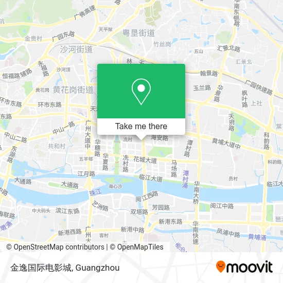 金逸国际电影城 map