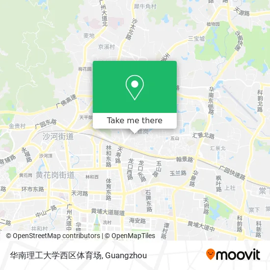 华南理工大学西区体育场 map