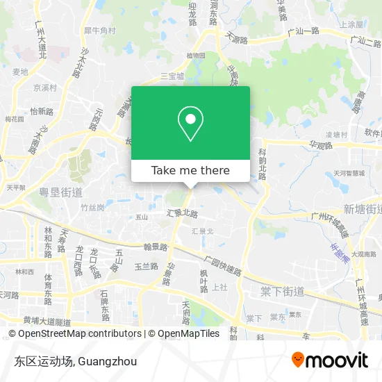 东区运动场 map