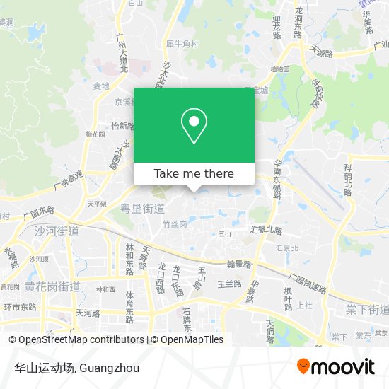 华山运动场 map
