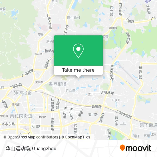 华山运动场 map