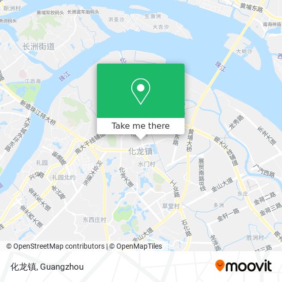 化龙镇 map