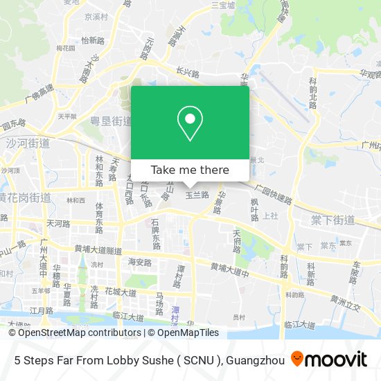 5 Steps Far From Lobby Sushe ( SCNU ) map