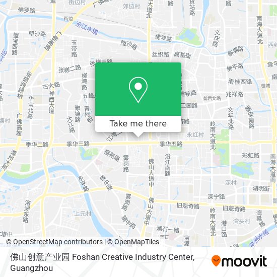 佛山创意产业园 Foshan Creative Industry Center map